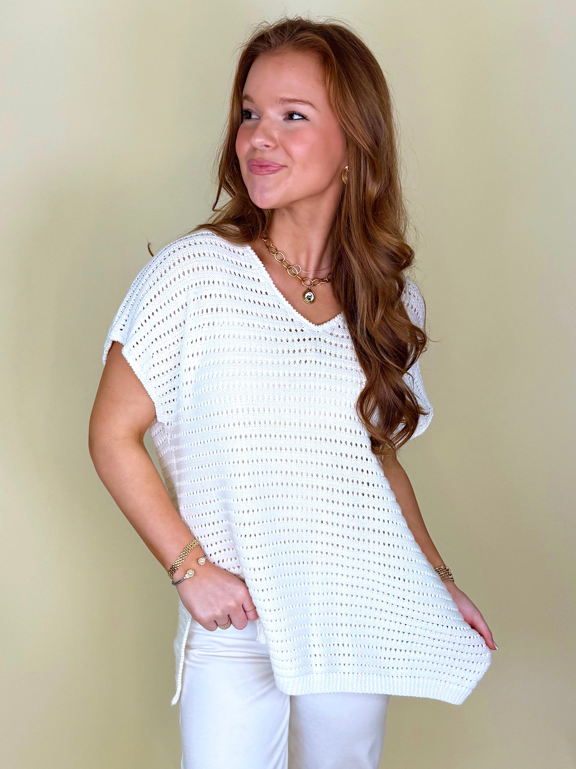 The Ollie Summer Sweater-Short Sleeves-Wishlist-The Village Shoppe, Women’s Fashion Boutique, Shop Online and In Store - Located in Muscle Shoals, AL.