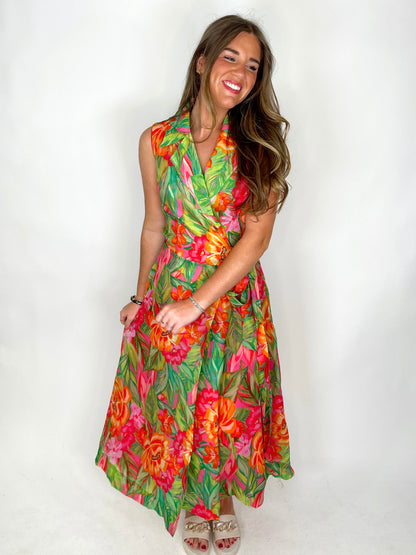 Palm Springs Midi Dress-Midi Dress-Flying Tomato-The Village Shoppe, Women’s Fashion Boutique, Shop Online and In Store - Located in Muscle Shoals, AL.