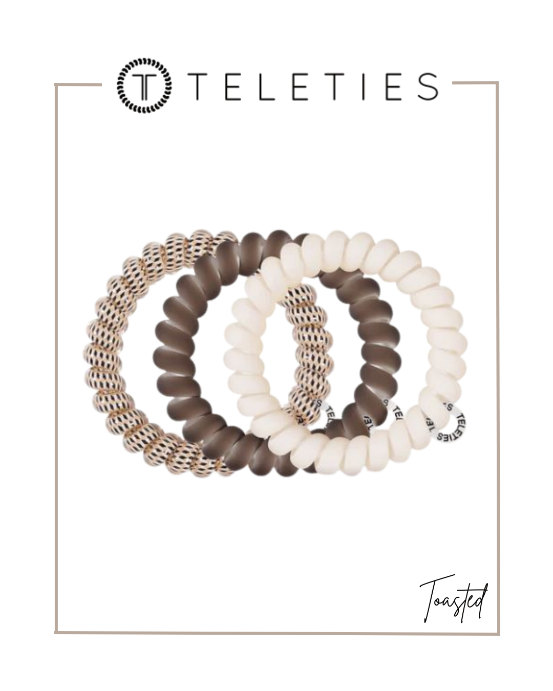 TELETIES Spiral Hair Coils-Hair Ties-TELETIES-The Village Shoppe, Women’s Fashion Boutique, Shop Online and In Store - Located in Muscle Shoals, AL.