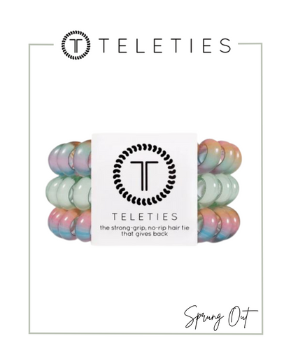 TELETIES Spiral Hair Coils-Hair Ties-TELETIES-The Village Shoppe, Women’s Fashion Boutique, Shop Online and In Store - Located in Muscle Shoals, AL.