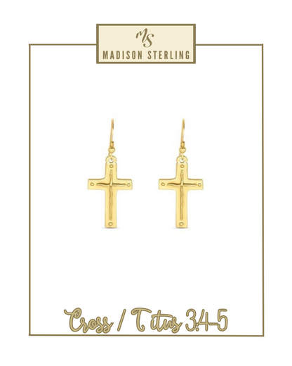 Scripture French Hook Earrings | Madison Sterling-Earrings-Madison Sterling-The Village Shoppe, Women’s Fashion Boutique, Shop Online and In Store - Located in Muscle Shoals, AL.