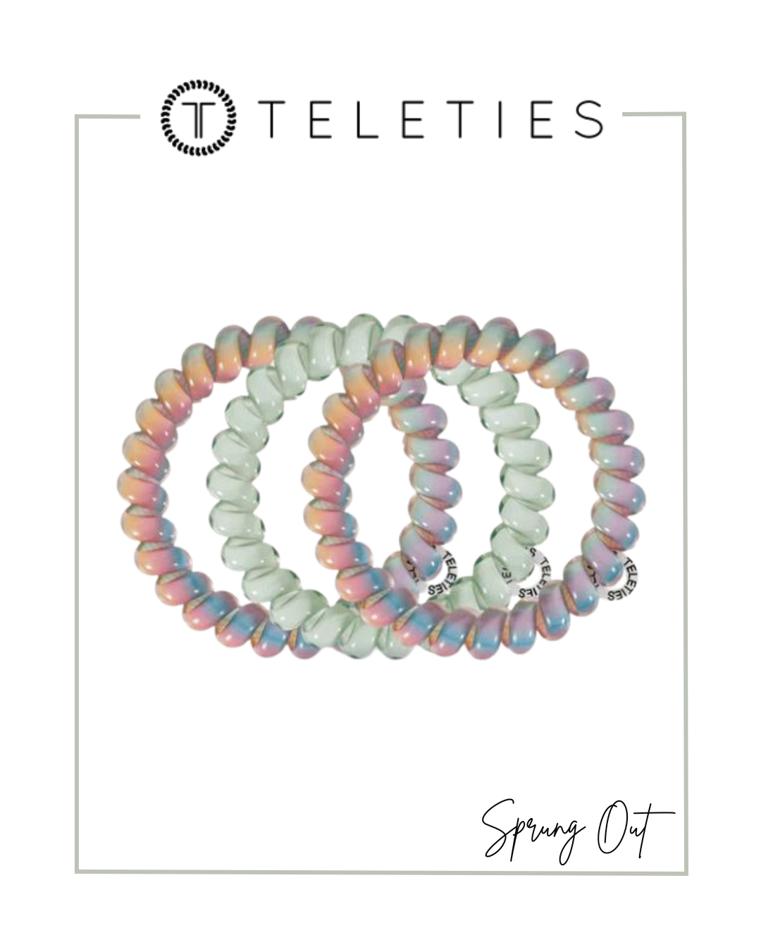 TELETIES Spiral Hair Coils-Hair Ties-TELETIES-The Village Shoppe, Women’s Fashion Boutique, Shop Online and In Store - Located in Muscle Shoals, AL.