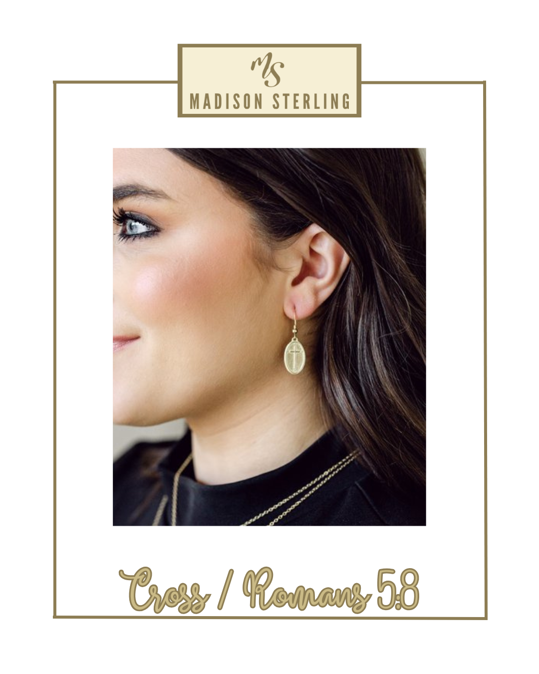 Scripture French Hook Earrings | Madison Sterling-Earrings-Madison Sterling-The Village Shoppe, Women’s Fashion Boutique, Shop Online and In Store - Located in Muscle Shoals, AL.