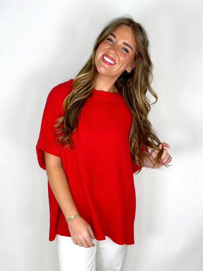 The Taylor Top-Short Sleeves-Before You-The Village Shoppe, Women’s Fashion Boutique, Shop Online and In Store - Located in Muscle Shoals, AL.