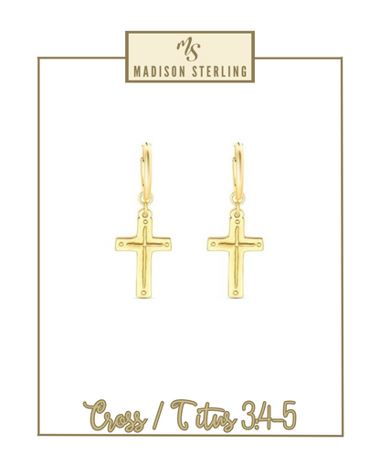 Scripture Hoop Earrings | Madison Sterling-Earrings-Madison Sterling-The Village Shoppe, Women’s Fashion Boutique, Shop Online and In Store - Located in Muscle Shoals, AL.