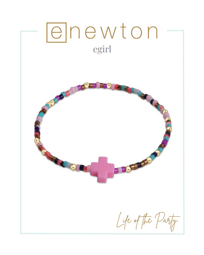 E Newton EGirl | Hope Unwritten Signature Cross Bracelet-Bracelets-ENEWTON-The Village Shoppe, Women’s Fashion Boutique, Shop Online and In Store - Located in Muscle Shoals, AL.