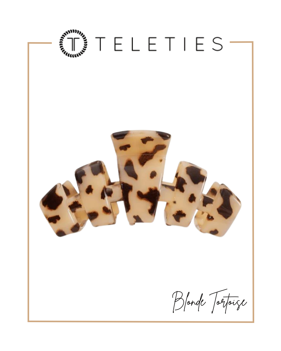 TELETIES Classic Hair Clip-Hair Clip-TELETIES-The Village Shoppe, Women’s Fashion Boutique, Shop Online and In Store - Located in Muscle Shoals, AL.