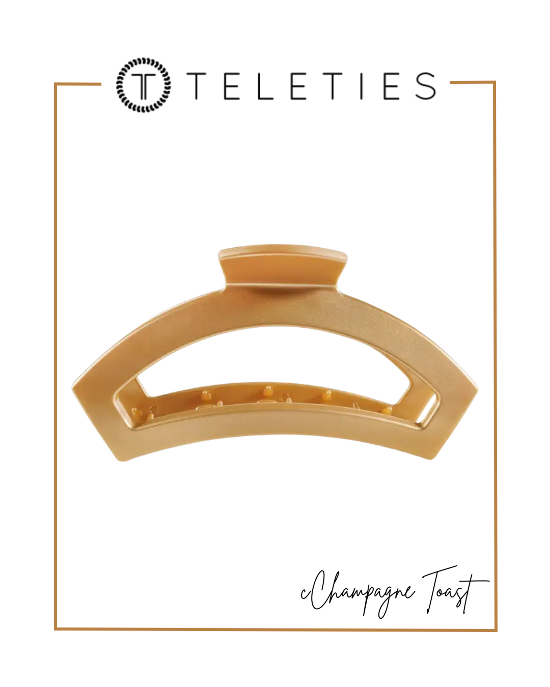 TELETIES Open Hair Clip-Hair Clip-TELETIES-The Village Shoppe, Women’s Fashion Boutique, Shop Online and In Store - Located in Muscle Shoals, AL.