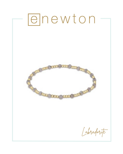 E Newton Gemstone Gold Sincerity Pattern 3mm Bracelet-Bracelets-ENEWTON-The Village Shoppe, Women’s Fashion Boutique, Shop Online and In Store - Located in Muscle Shoals, AL.