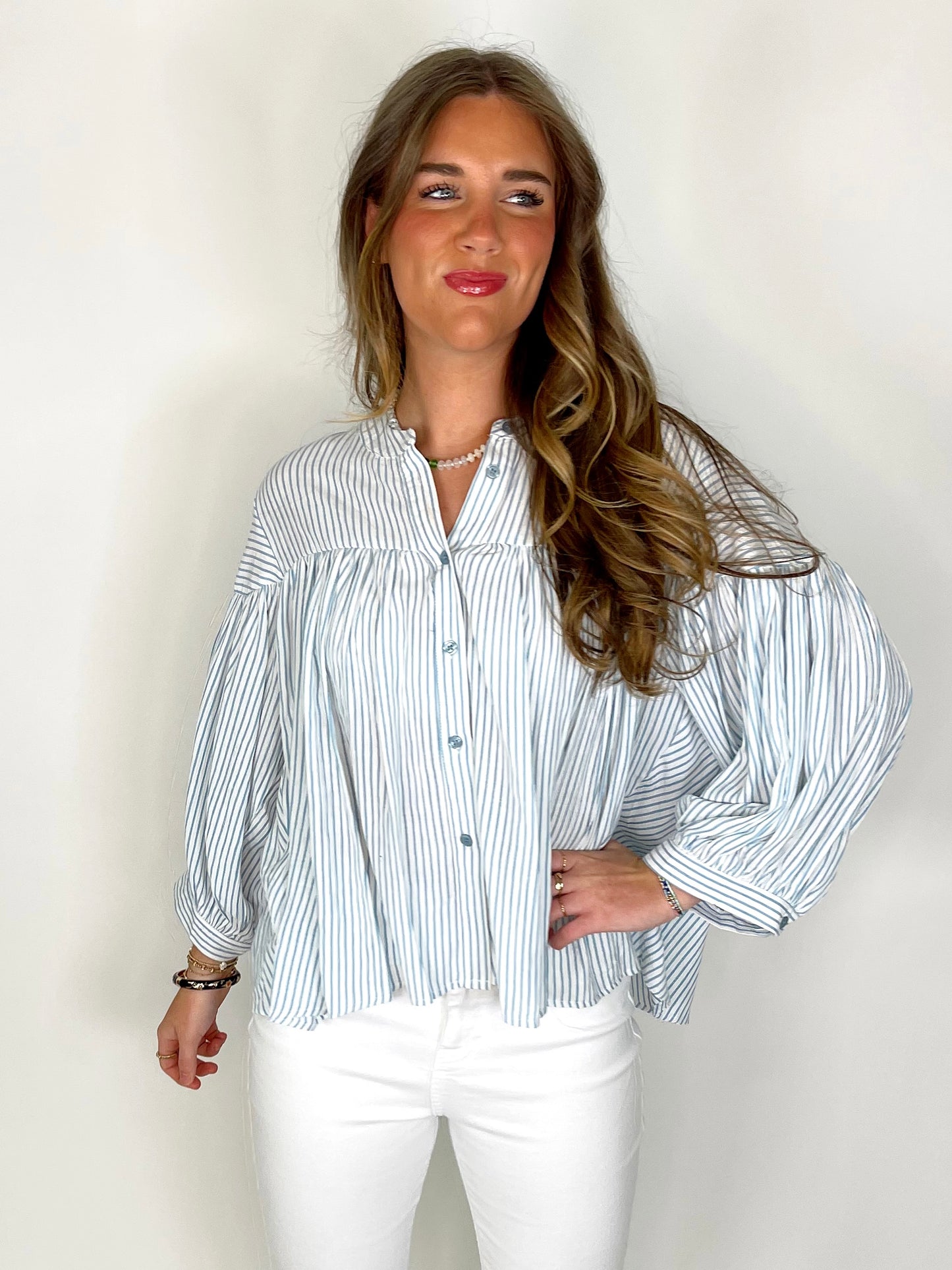 The Darby Top-3/4 Sleeves-Anniewear-The Village Shoppe, Women’s Fashion Boutique, Shop Online and In Store - Located in Muscle Shoals, AL.