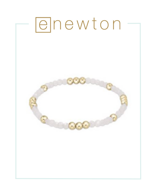 E Newton Worthy Pattern 3mm Bead Bracelet - Moonstone-Bracelets-ENEWTON-The Village Shoppe, Women’s Fashion Boutique, Shop Online and In Store - Located in Muscle Shoals, AL.