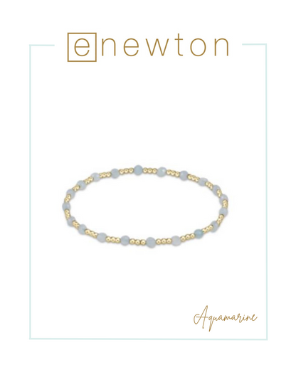 E Newton Gemstone Gold Sincerity Pattern 3mm Bracelet-Bracelets-ENEWTON-The Village Shoppe, Women’s Fashion Boutique, Shop Online and In Store - Located in Muscle Shoals, AL.