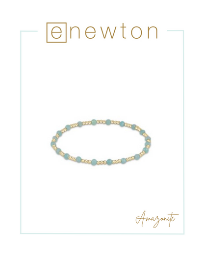 E Newton Gemstone Gold Sincerity Pattern 3mm Bracelet-Bracelets-ENEWTON-The Village Shoppe, Women’s Fashion Boutique, Shop Online and In Store - Located in Muscle Shoals, AL.