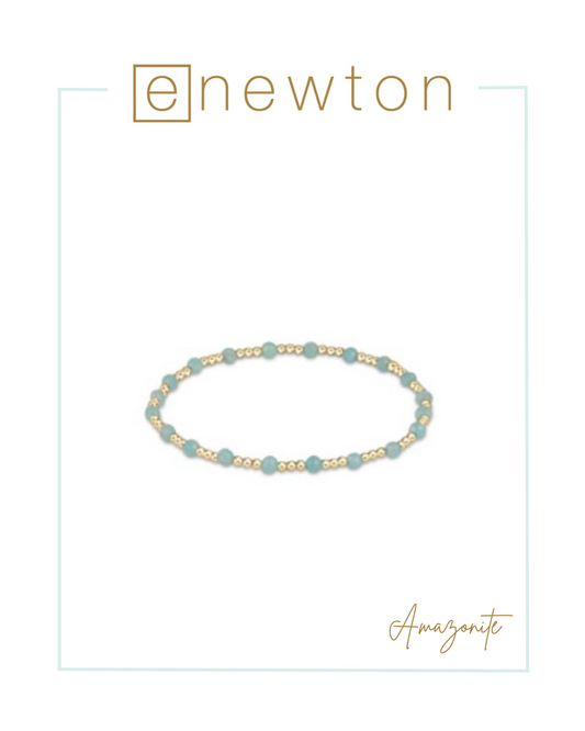 E Newton Gemstone Gold Sincerity Pattern 3mm Bracelet-Bracelets-ENEWTON-The Village Shoppe, Women’s Fashion Boutique, Shop Online and In Store - Located in Muscle Shoals, AL.