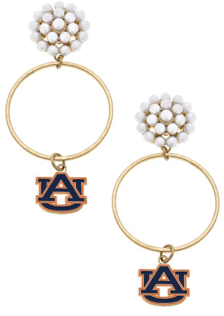 War Eagle Hey Hoops-Hoops-Canvas Style-The Village Shoppe, Women’s Fashion Boutique, Shop Online and In Store - Located in Muscle Shoals, AL.