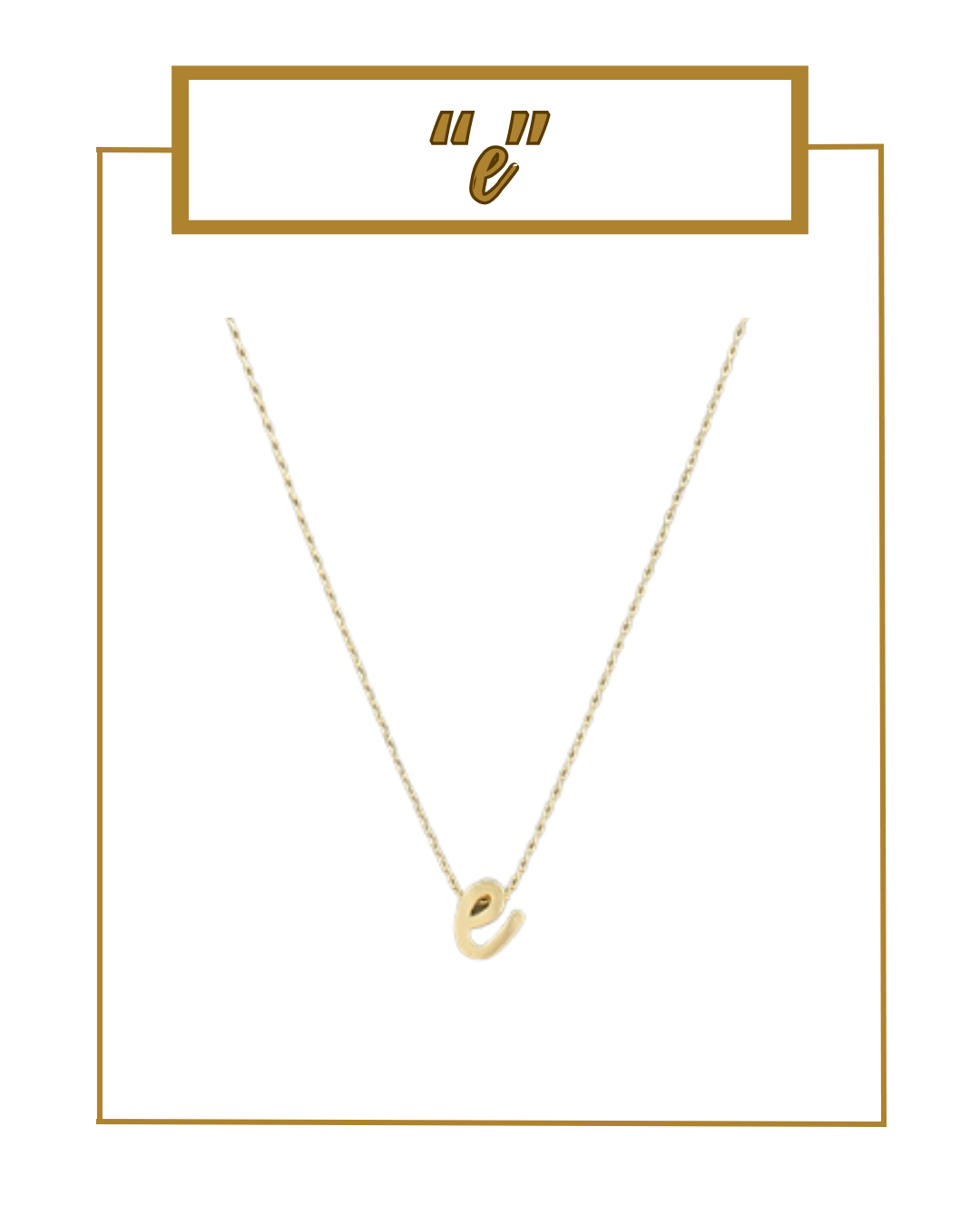 Script Initial Necklace-Necklaces-Golden Stella-The Village Shoppe, Women’s Fashion Boutique, Shop Online and In Store - Located in Muscle Shoals, AL.