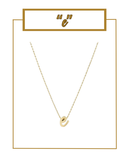 Script Initial Necklace-Necklaces-Golden Stella-The Village Shoppe, Women’s Fashion Boutique, Shop Online and In Store - Located in Muscle Shoals, AL.