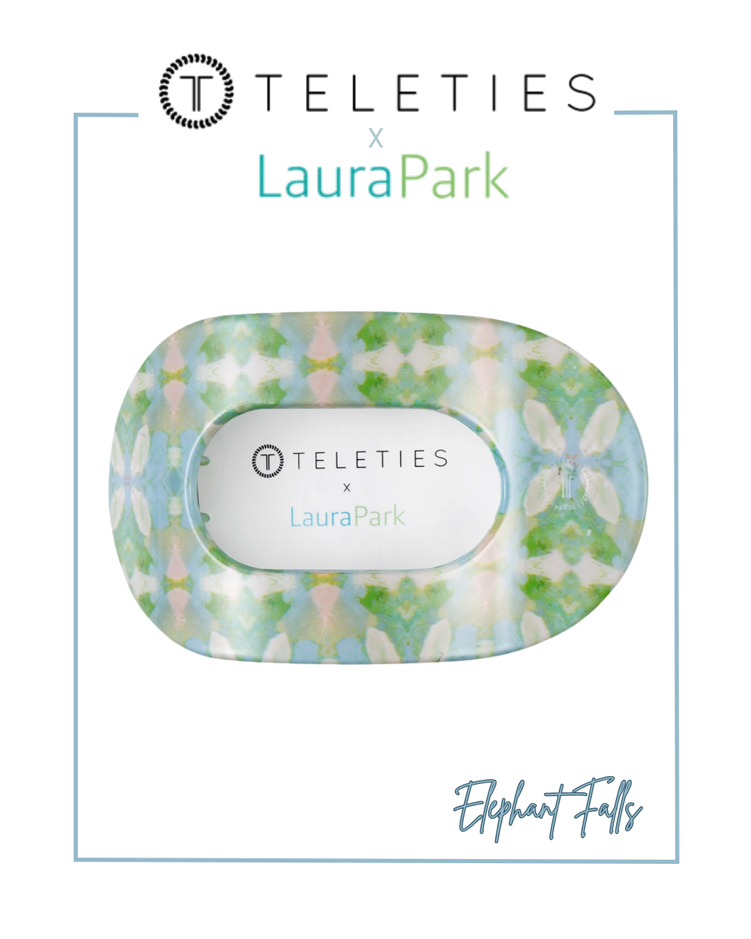 TELETIES x Laura Park Large Flat Round Hair Clip