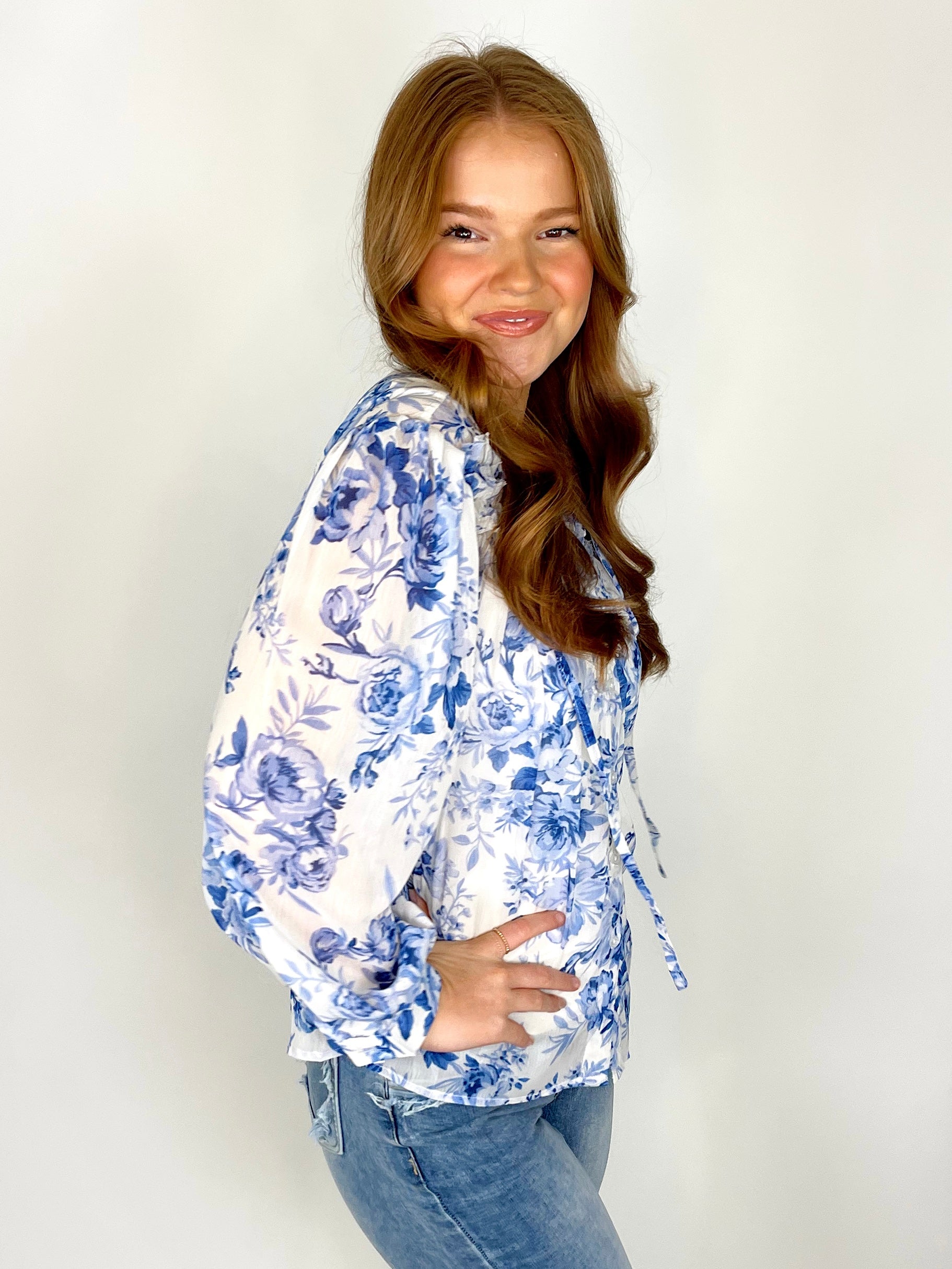 The Delilah Blouse-Long Sleeves-Sundayup-The Village Shoppe, Women’s Fashion Boutique, Shop Online and In Store - Located in Muscle Shoals, AL.