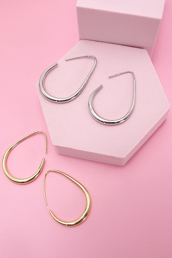 Keep You Around Hoops-Earrings-Wall To Wall-The Village Shoppe, Women’s Fashion Boutique, Shop Online and In Store - Located in Muscle Shoals, AL.