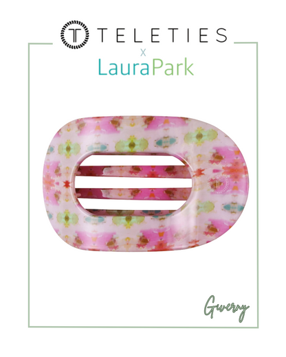 TELETIES x Laura Park Large Flat Round Hair Clip