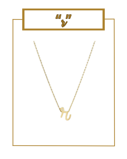 Script Initial Necklace-Necklaces-Golden Stella-The Village Shoppe, Women’s Fashion Boutique, Shop Online and In Store - Located in Muscle Shoals, AL.