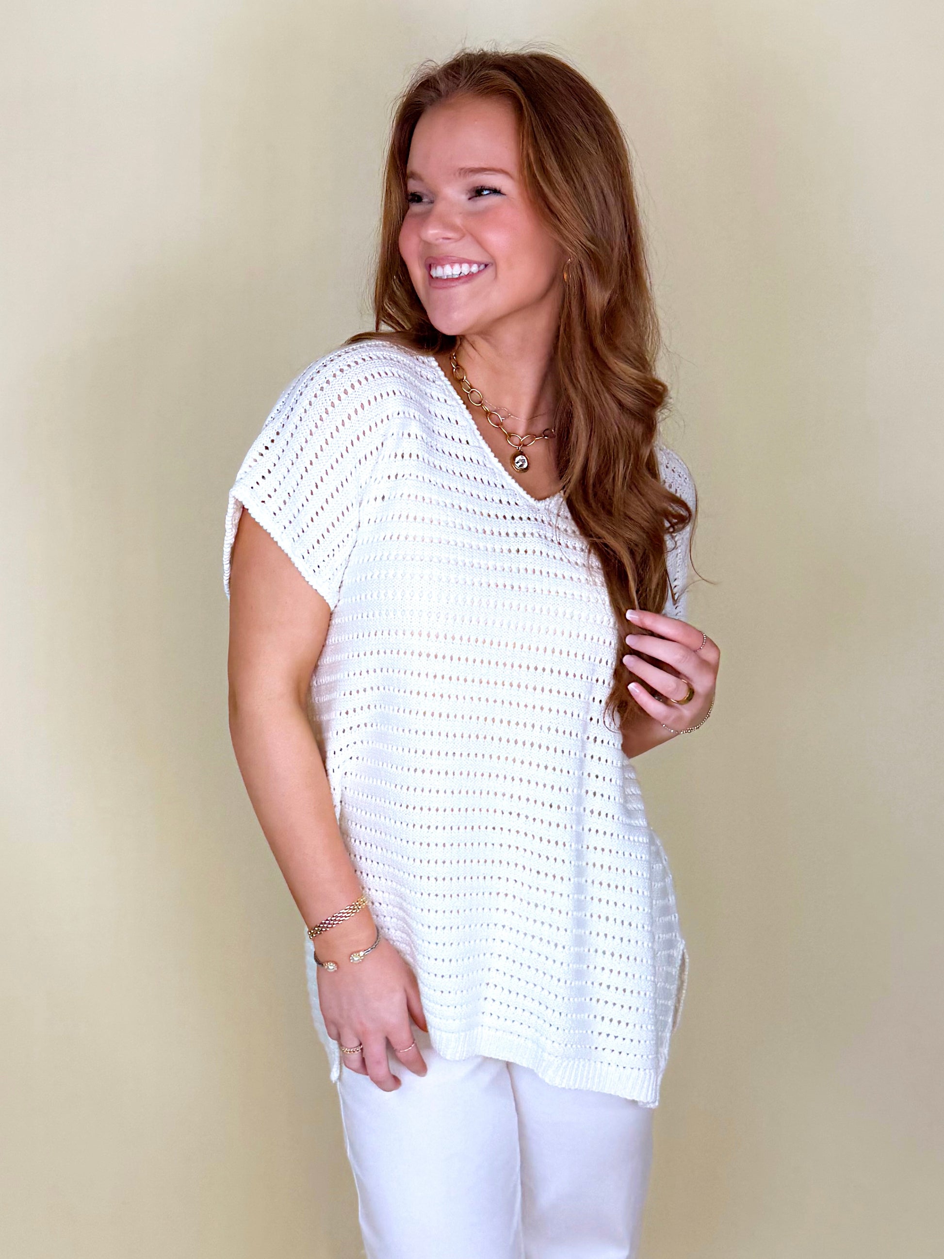 The Ollie Summer Sweater-Short Sleeves-Wishlist-The Village Shoppe, Women’s Fashion Boutique, Shop Online and In Store - Located in Muscle Shoals, AL.