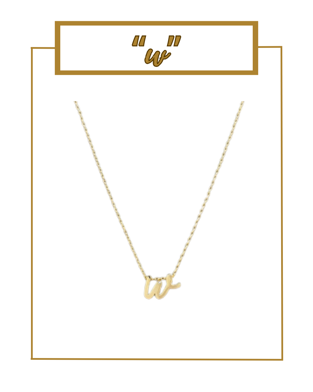 Script Initial Necklace-Necklaces-Golden Stella-The Village Shoppe, Women’s Fashion Boutique, Shop Online and In Store - Located in Muscle Shoals, AL.