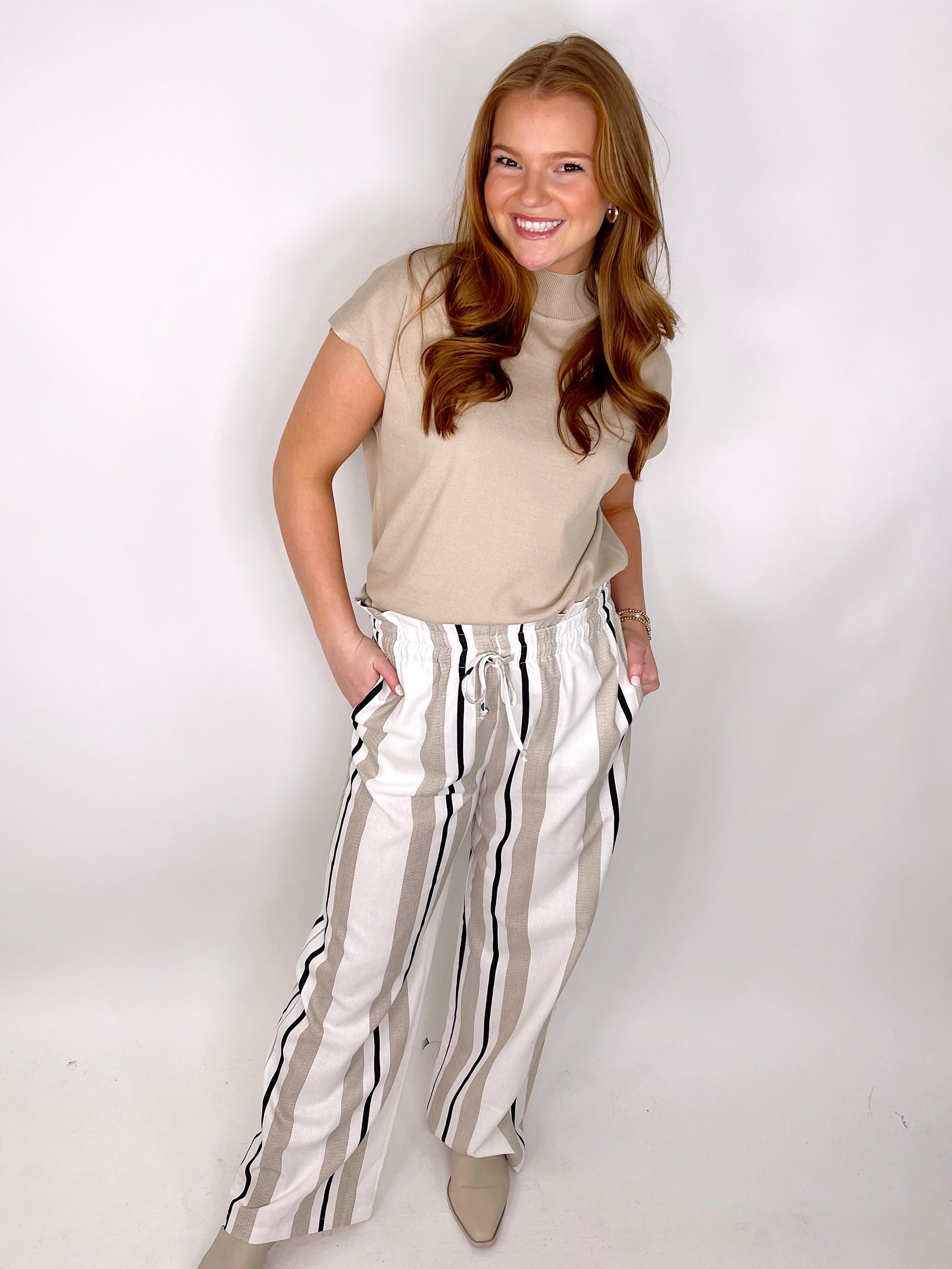 The Gretta Striped Wide Leg Pant-Wide Leg-Coco + Carmen-The Village Shoppe, Women’s Fashion Boutique, Shop Online and In Store - Located in Muscle Shoals, AL.