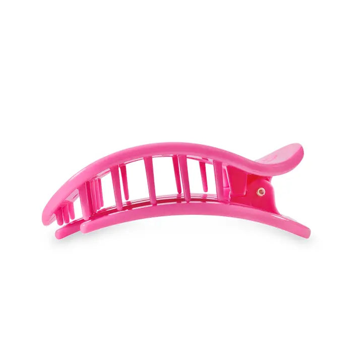 TELETIES Medium Flat Round Hair Clip-Claw Clips-TELETIES-The Village Shoppe, Women’s Fashion Boutique, Shop Online and In Store - Located in Muscle Shoals, AL.