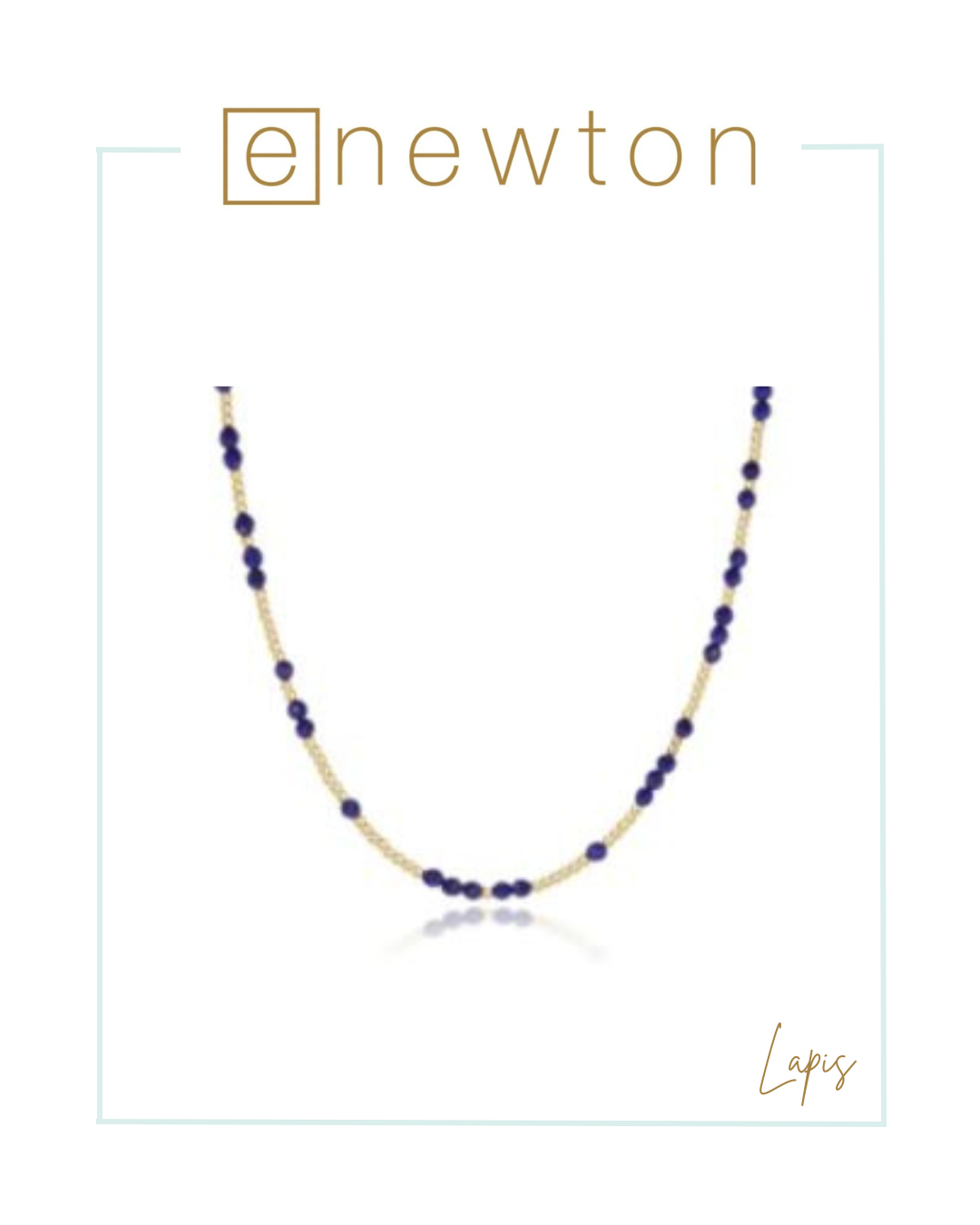 E Newton Hope Unwritten Gemstone 15" Choker-Necklaces-ENEWTON-The Village Shoppe, Women’s Fashion Boutique, Shop Online and In Store - Located in Muscle Shoals, AL.