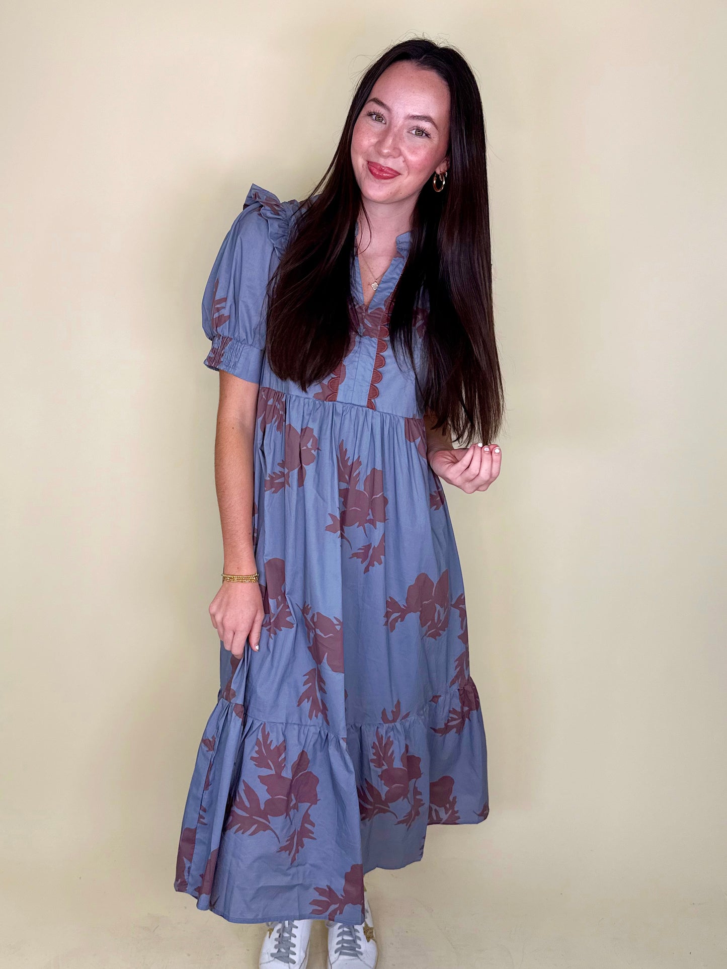 The Quincy Midi Dress-Midi Dress-Entro-The Village Shoppe, Women’s Fashion Boutique, Shop Online and In Store - Located in Muscle Shoals, AL.