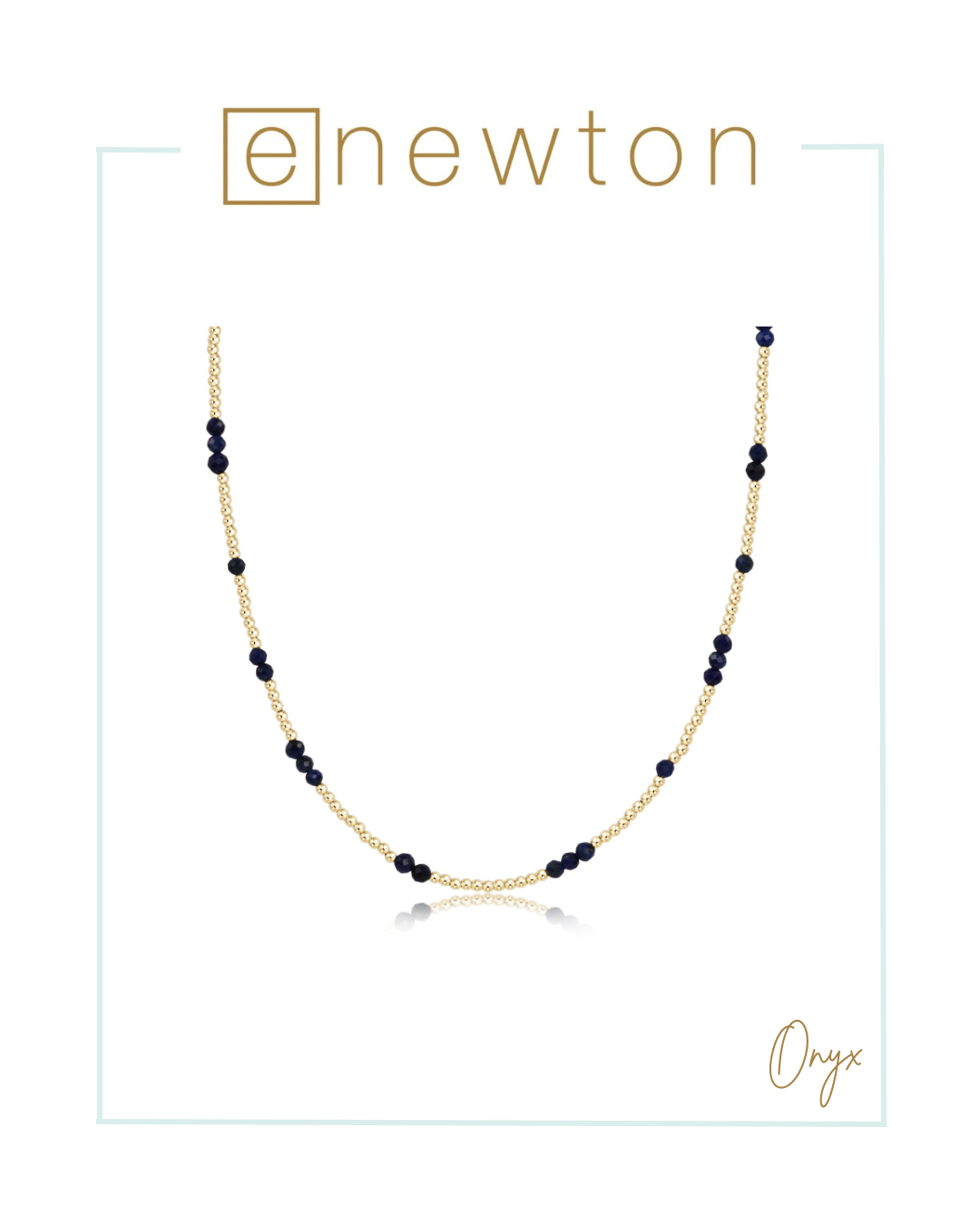 E Newton Hope Unwritten Gemstone 15" Choker-Necklaces-ENEWTON-The Village Shoppe, Women’s Fashion Boutique, Shop Online and In Store - Located in Muscle Shoals, AL.