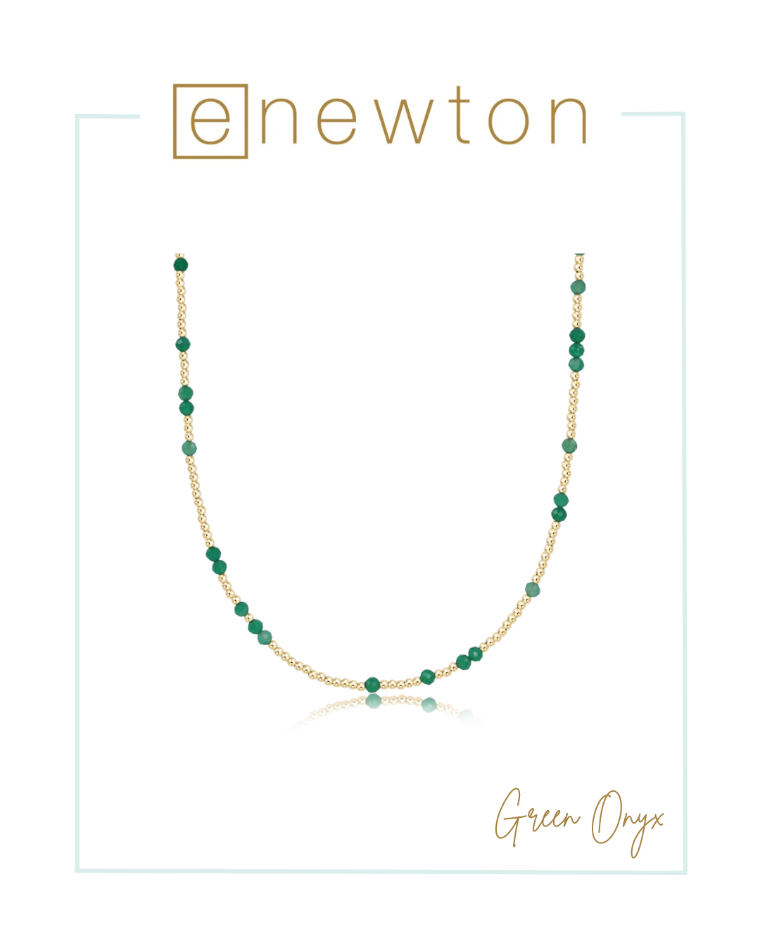 E Newton Hope Unwritten Gemstone 15" Choker-Necklaces-ENEWTON-The Village Shoppe, Women’s Fashion Boutique, Shop Online and In Store - Located in Muscle Shoals, AL.