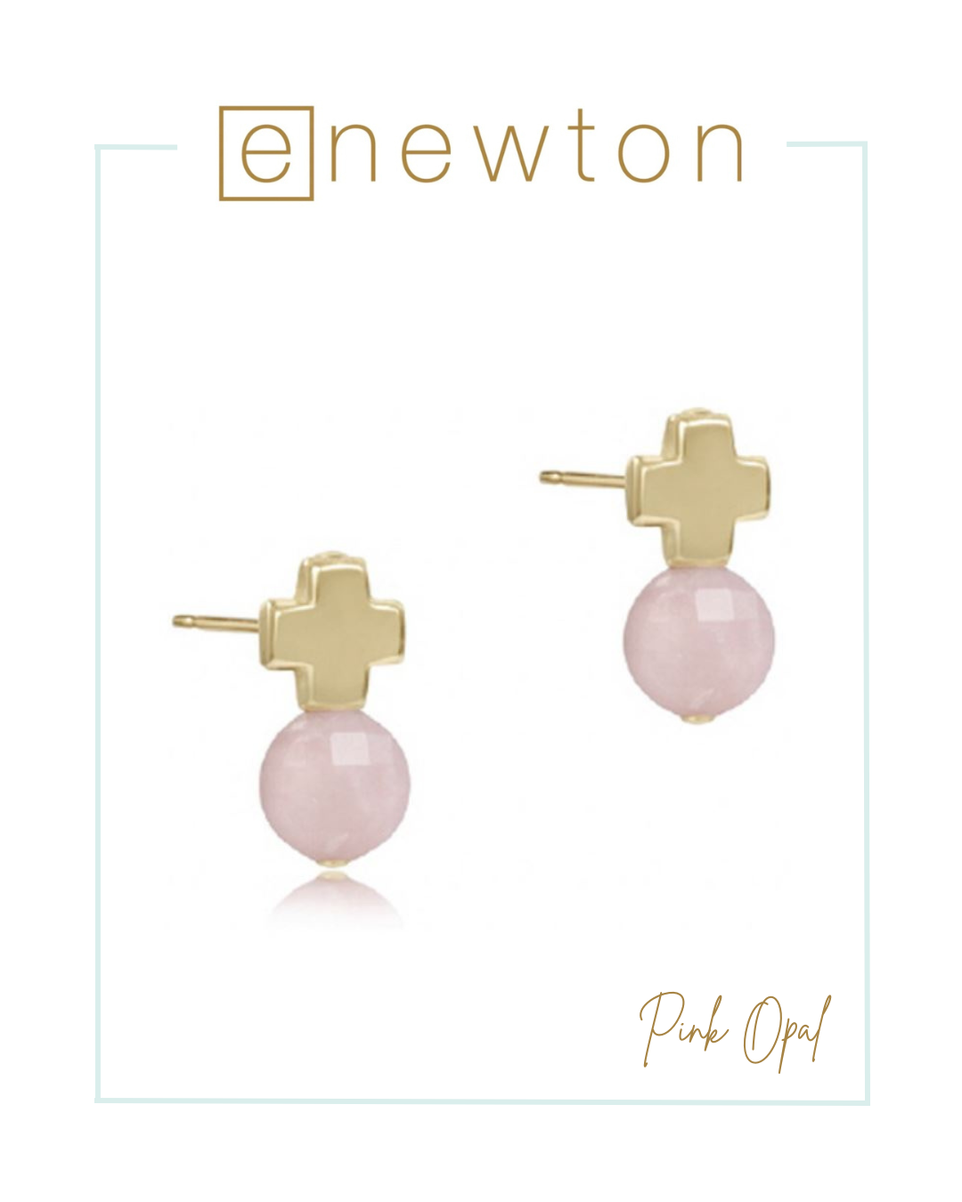 E Newton Signature Cross Gold Stud - Spring/Summer Gemstones-Earrings-ENEWTON-The Village Shoppe, Women’s Fashion Boutique, Shop Online and In Store - Located in Muscle Shoals, AL.