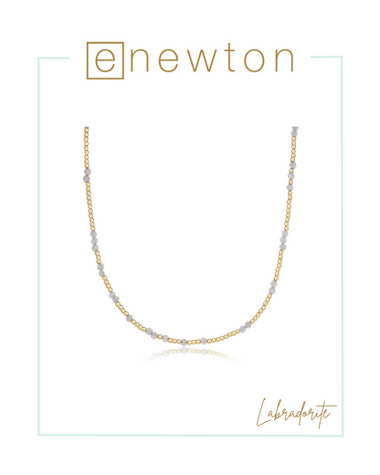 E Newton Hope Unwritten Gemstone 15" Choker-Necklaces-ENEWTON-The Village Shoppe, Women’s Fashion Boutique, Shop Online and In Store - Located in Muscle Shoals, AL.