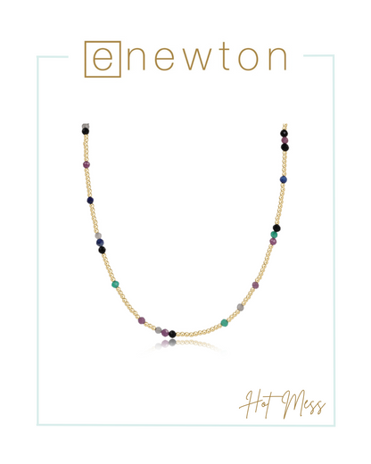 E Newton Hope Unwritten Gemstone 15" Choker-Necklaces-ENEWTON-The Village Shoppe, Women’s Fashion Boutique, Shop Online and In Store - Located in Muscle Shoals, AL.