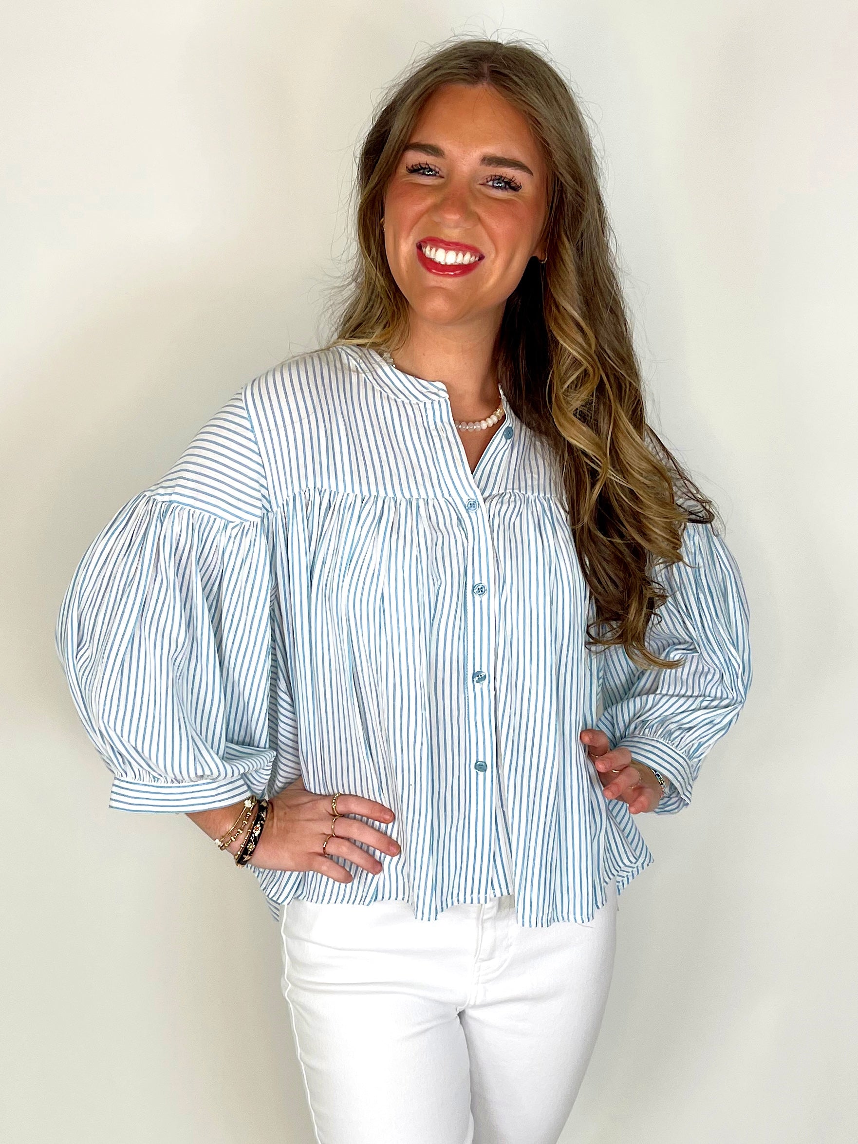 The Darby Top-3/4 Sleeves-Anniewear-The Village Shoppe, Women’s Fashion Boutique, Shop Online and In Store - Located in Muscle Shoals, AL.