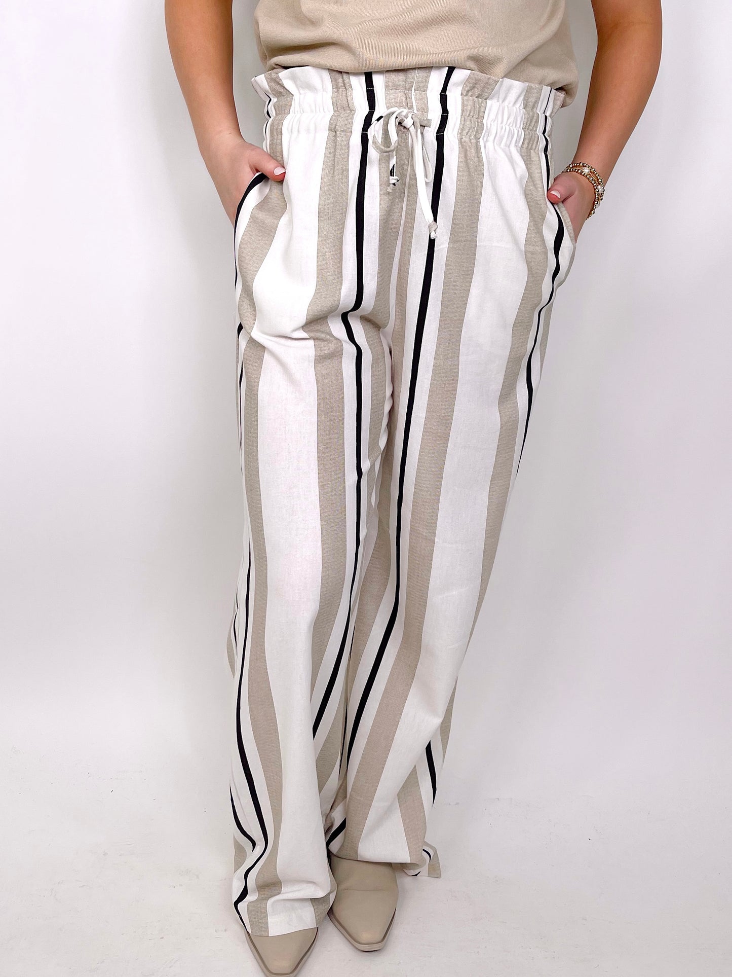 The Gretta Striped Wide Leg Pant-Wide Leg-Coco + Carmen-The Village Shoppe, Women’s Fashion Boutique, Shop Online and In Store - Located in Muscle Shoals, AL.