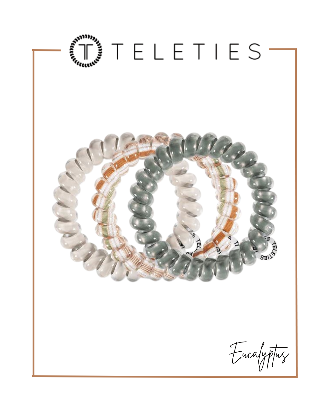 TELETIES Spiral Hair Coils-Hair Ties-TELETIES-The Village Shoppe, Women’s Fashion Boutique, Shop Online and In Store - Located in Muscle Shoals, AL.