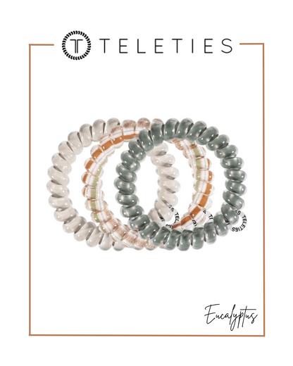 TELETIES Spiral Hair Coils-Hair Ties-TELETIES-The Village Shoppe, Women’s Fashion Boutique, Shop Online and In Store - Located in Muscle Shoals, AL.