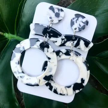 Black Tie Affair Earrings-Earrings-Luster-The Village Shoppe, Women’s Fashion Boutique, Shop Online and In Store - Located in Muscle Shoals, AL.