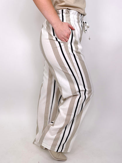 The Gretta Striped Wide Leg Pant-Wide Leg-Coco + Carmen-The Village Shoppe, Women’s Fashion Boutique, Shop Online and In Store - Located in Muscle Shoals, AL.