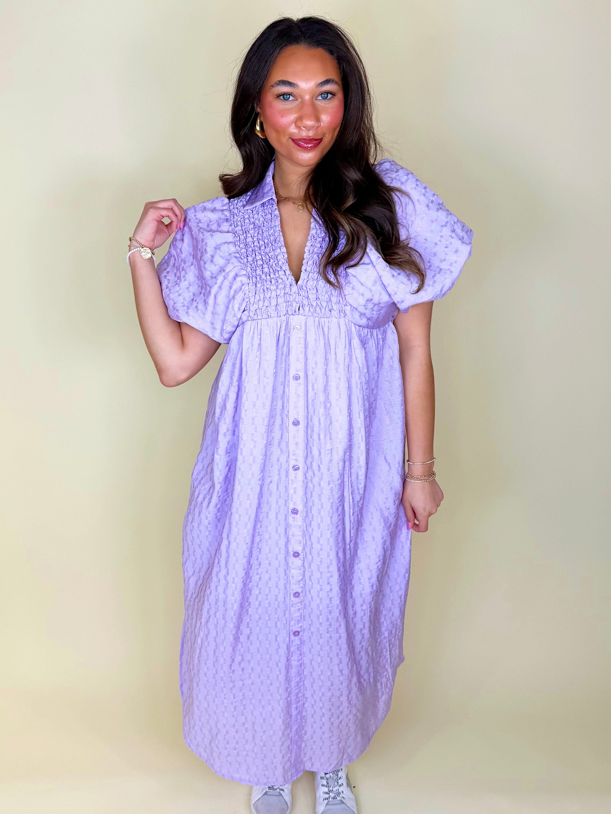 The Alexandra Midi Dress-Midi Dress-Entro-The Village Shoppe, Women’s Fashion Boutique, Shop Online and In Store - Located in Muscle Shoals, AL.