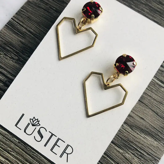 Little Bit Of Your Heart Earrings-Earrings-Luster-The Village Shoppe, Women’s Fashion Boutique, Shop Online and In Store - Located in Muscle Shoals, AL.