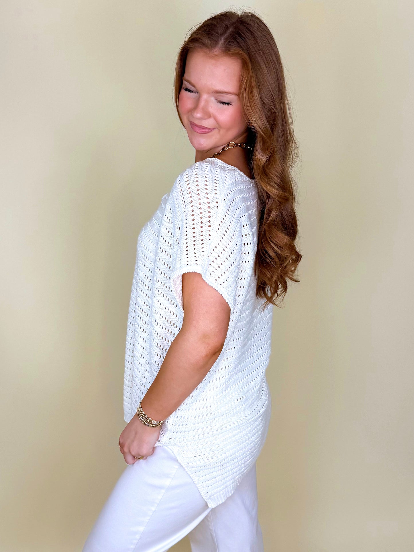 The Ollie Summer Sweater-Short Sleeves-Wishlist-The Village Shoppe, Women’s Fashion Boutique, Shop Online and In Store - Located in Muscle Shoals, AL.