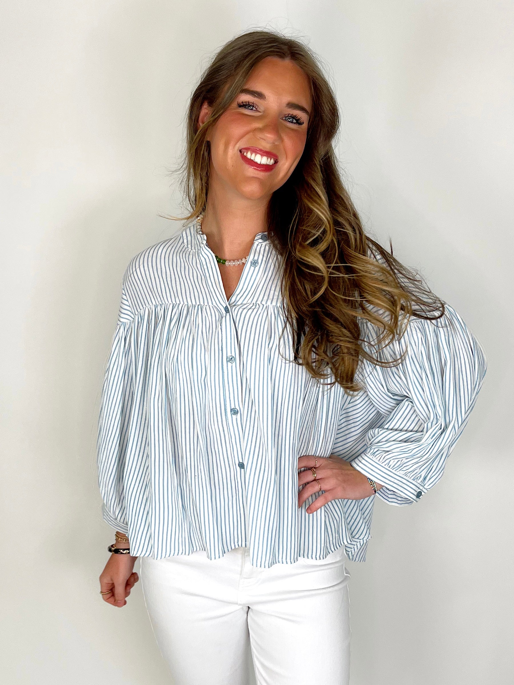 The Darby Top-3/4 Sleeves-Anniewear-The Village Shoppe, Women’s Fashion Boutique, Shop Online and In Store - Located in Muscle Shoals, AL.