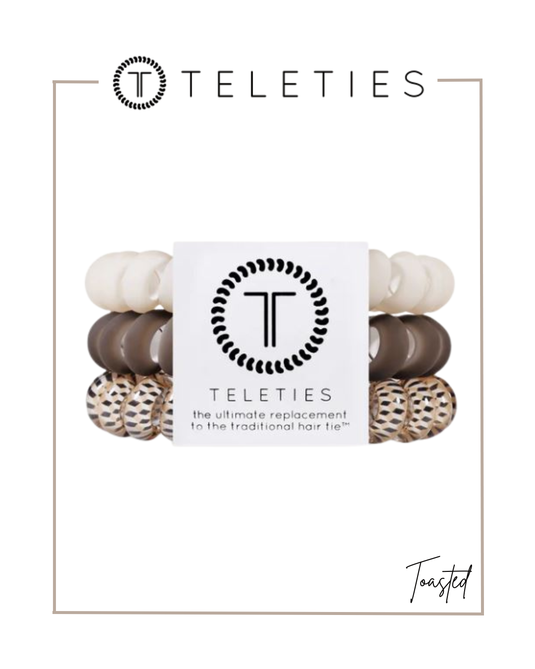 TELETIES Spiral Hair Coils-Hair Ties-TELETIES-The Village Shoppe, Women’s Fashion Boutique, Shop Online and In Store - Located in Muscle Shoals, AL.