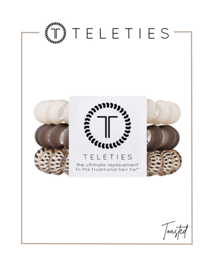 TELETIES Spiral Hair Coils-Hair Ties-TELETIES-The Village Shoppe, Women’s Fashion Boutique, Shop Online and In Store - Located in Muscle Shoals, AL.