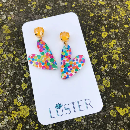 Throw Kindness Like Confetti Earrings-Earrings-Luster-The Village Shoppe, Women’s Fashion Boutique, Shop Online and In Store - Located in Muscle Shoals, AL.